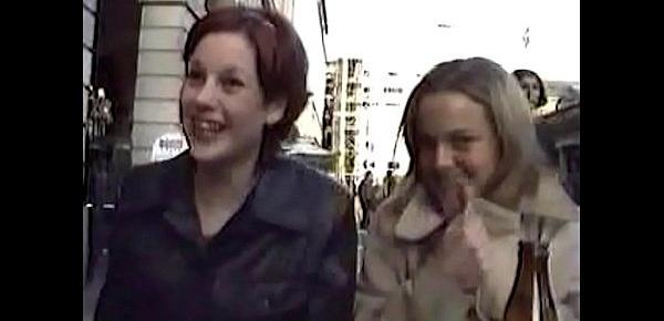  Classic UK British T-Bob panty pissing in public from Kazaa and Limewire